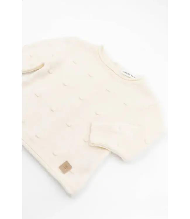 Bamboom - Pom pom long sleeves shirt White 01