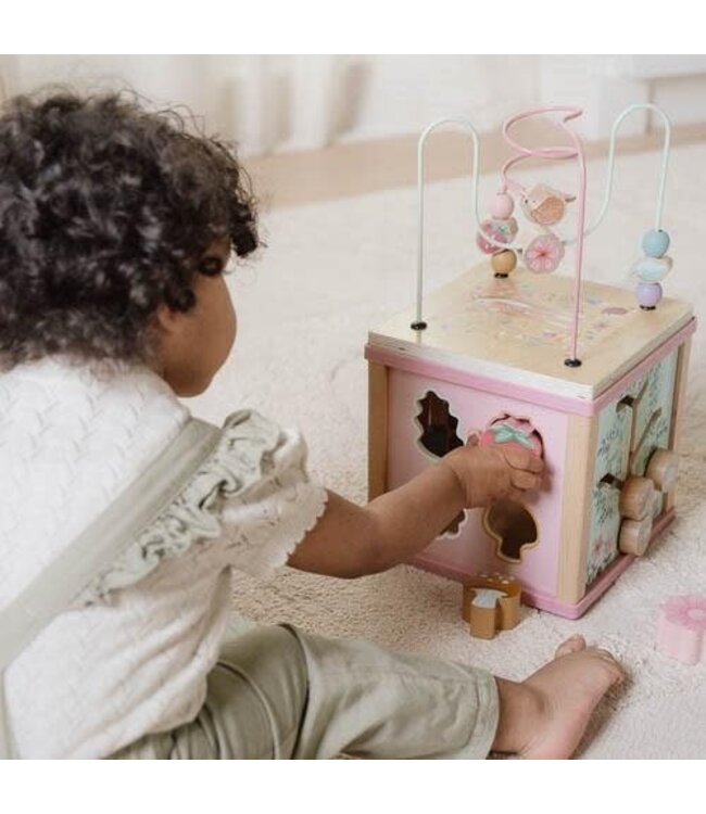Little Dutch - Houten activiteitenkubus - Fairy Garden