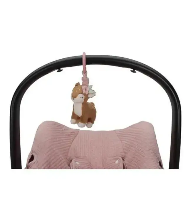 Little Dutch - Trilfiguur hert roze Fairy garden