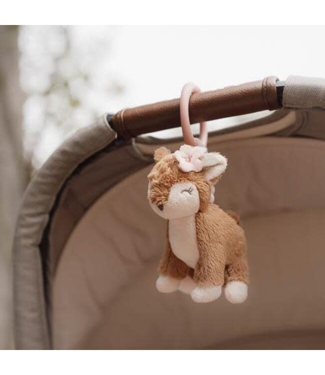 Little Dutch - Trilfiguur hert roze Fairy garden