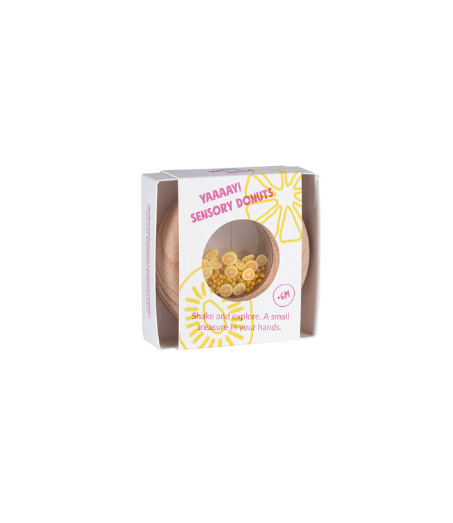 Petit Boum Petit Boum – Sensorische Donut – Citroen