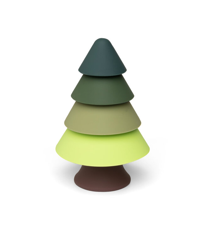 Little L Soft Toys - Sensory toys Little L – Stapeltoren Dennenboom groen
