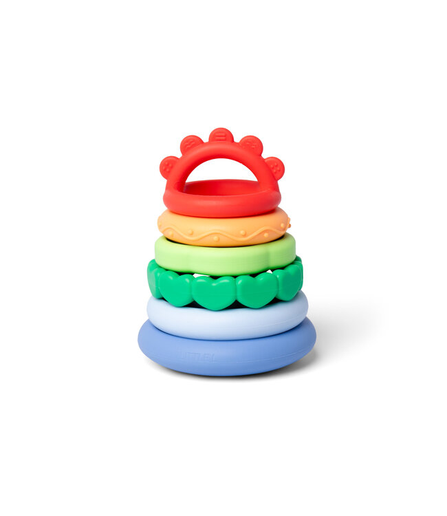 LITTLE L Little L Soft Toys - Sensory toys Little L – Regenboog stapelen multicolour