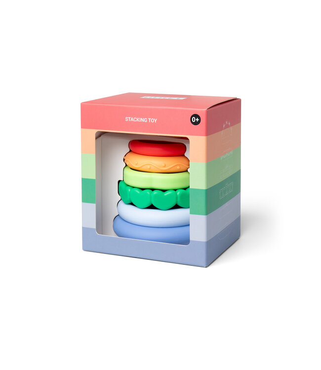Little L Soft Toys - Sensory toys Little L – Regenboog stapelen multicolour