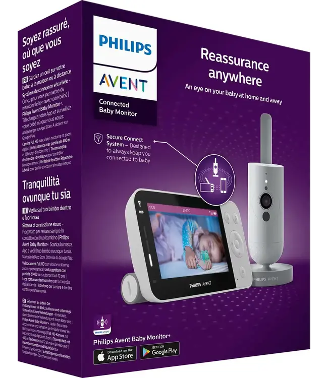 Philips -Avent - Videofoon ouder + wifi SCD953/26
