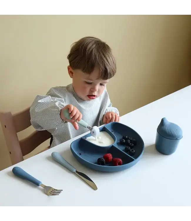 Cam Cam Copenhagen - Sleeved Bib - Classic Blue stripes