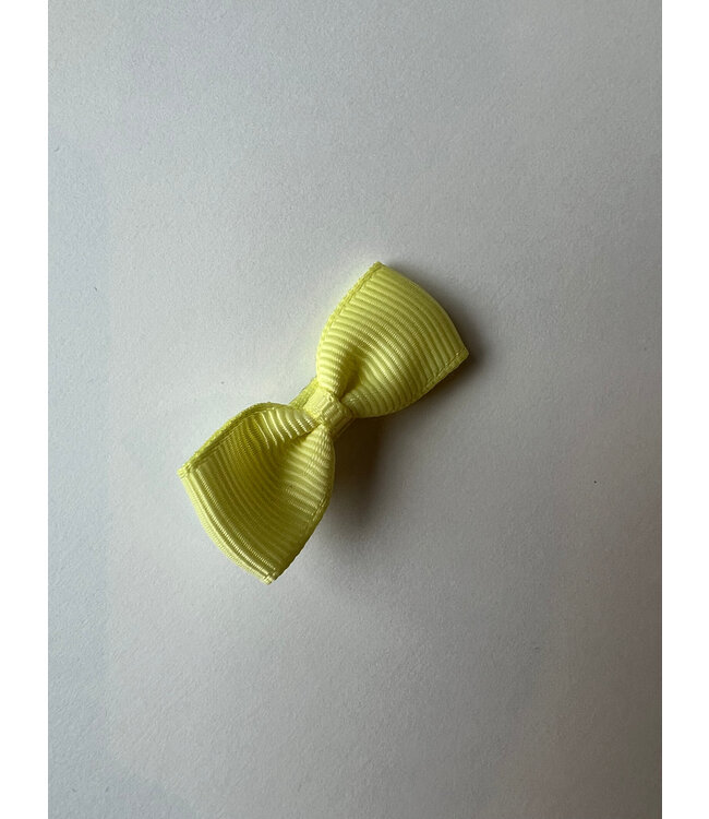 Prinsessefin Prinsessefin - Emma  bow Baby Maize Ribbed