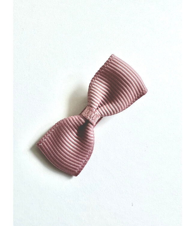 Prinsessefin Prinsessefin - Emma  bow Antique Mauve Ribbed