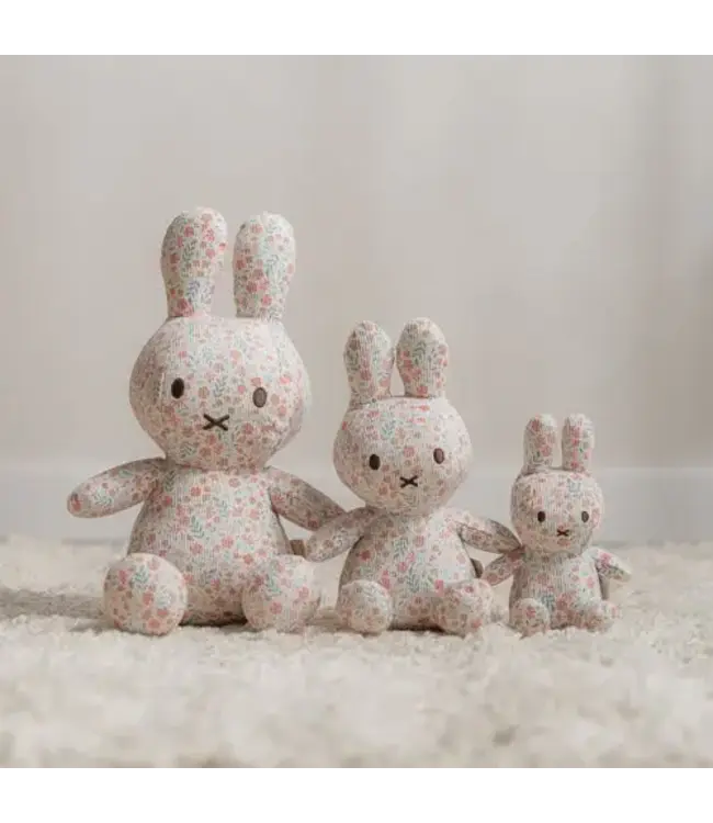 Little Dutch - Nijntje knuffel all-over print 20 cm - Roze - Lucky Blossom