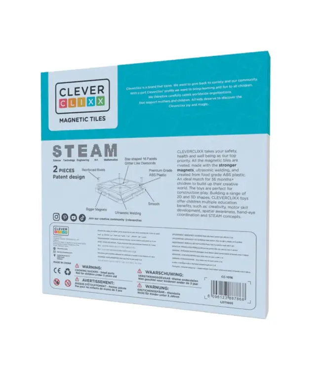 Cleverclixx - Big plates Blue Green