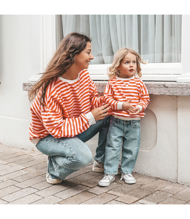 Your Wishes - Stripe French knit sweater Tigerlily