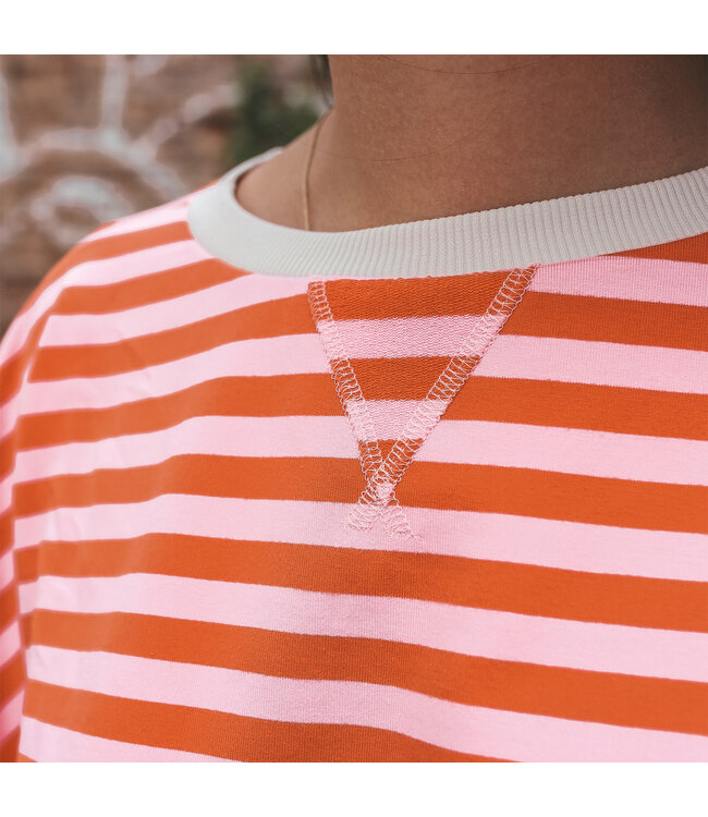 Your Wishes - Stripe French knit sweater Tigerlily