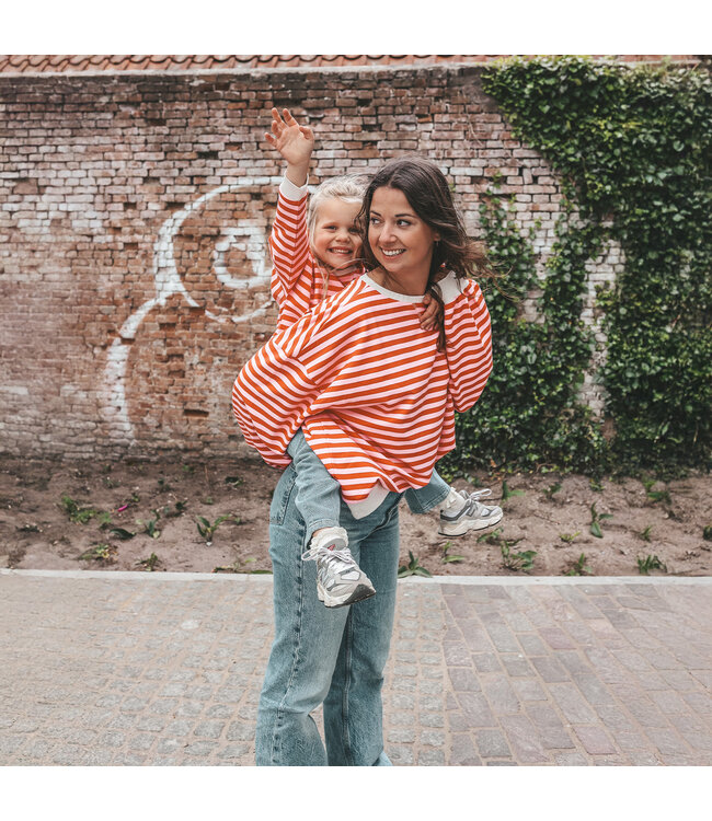 Your Wishes - Stripe French knit sweater Tigerlily