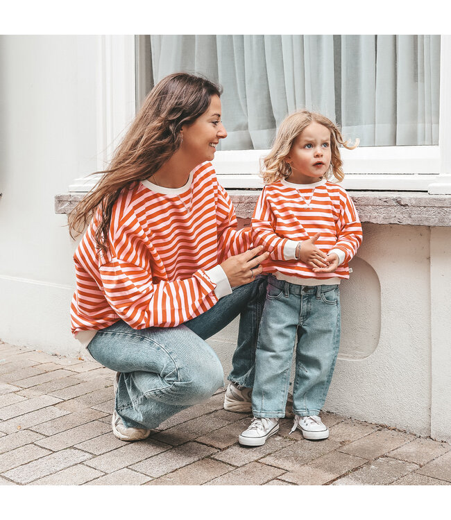 Your Wishes - Stripe French knit sweater Tigerlily