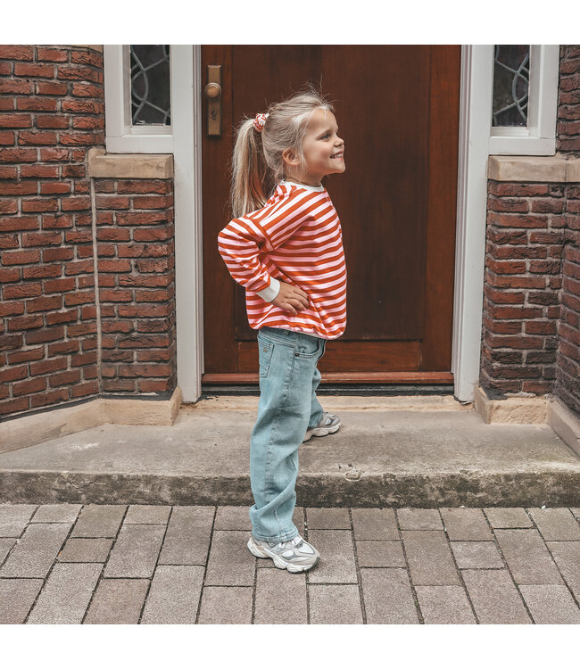 Your Wishes - Stripe French knit sweater Tigerlily