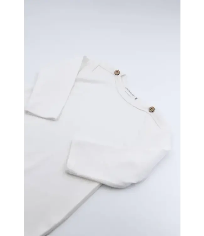 Bamboom - Summer sleeping bag Off White 0-6M