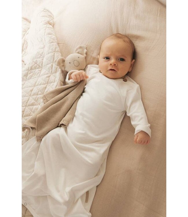 Bamboom - Summer sleeping bag Off White 0-6M