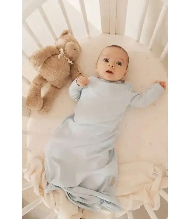 Bamboom - Summer sleeping bag Water blue 0-6M