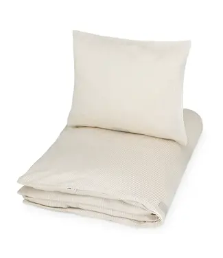 Cam Cam Cam Cam Copenhagen - Bedding, Single, 140x200cm - GOTS Classic stripes Camel