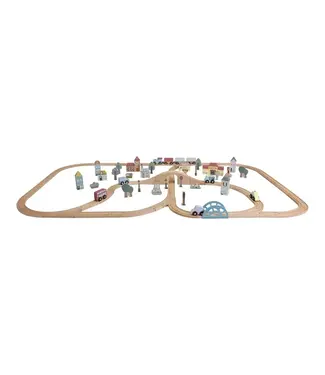 Littl Dutch Toys Little Dutch Toys - Treinbaan XXL - Starterkit FSC
