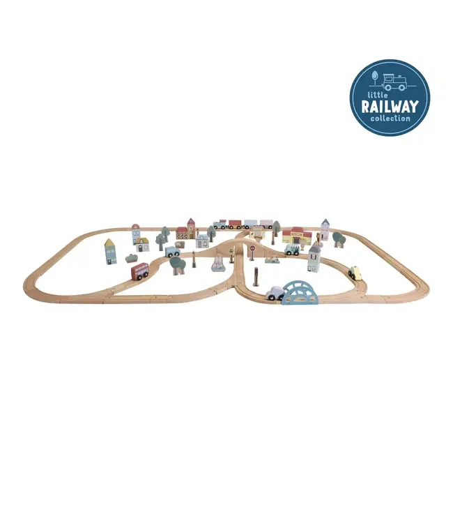 Little Dutch Toys - Treinbaan XXL - Starterkit FSC