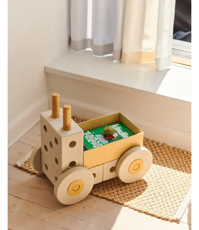 MODU - 3-in-1 Baby walker Sand Grey / Honey Yellow