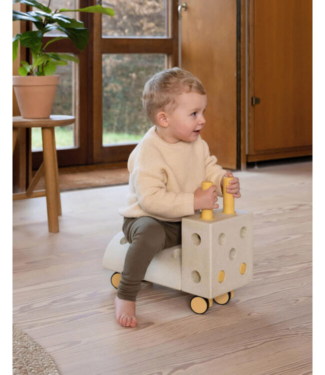 MODU - Activity toy - Tiny Ride  Sand Grey / Honey Yellow