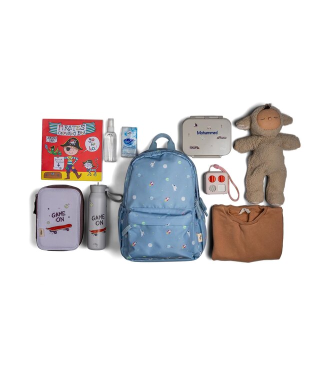 Citron - Medium backpack Spaceship Dusty blue