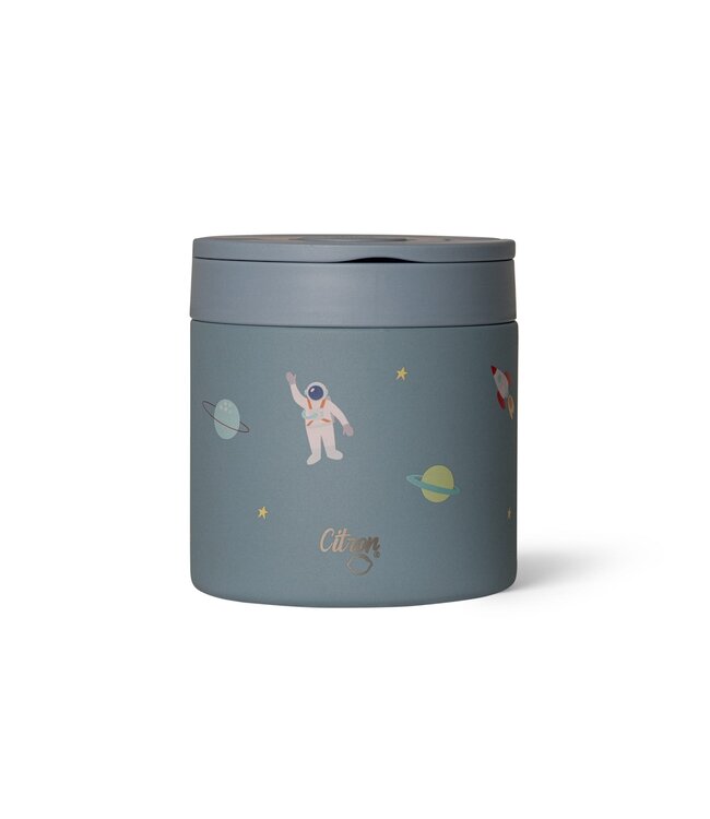 Citron - Food jar  Spaceship dusty blue - 350 ml