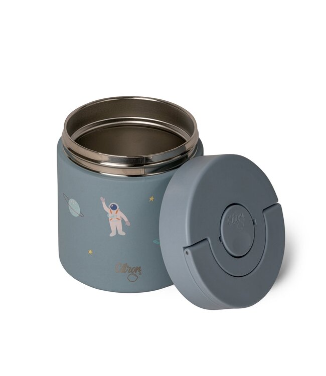 Citron - Food jar  Spaceship dusty blue - 350 ml