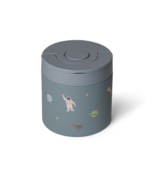 Citron - Food jar  Spaceship dusty blue - 350 ml