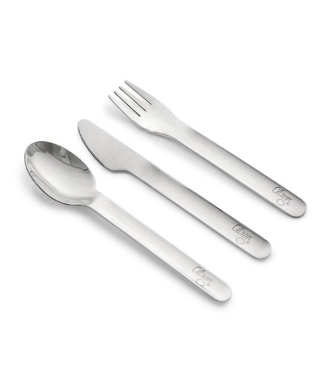 Citron - Stainless steel Cutlery with pouch Blush Pink
