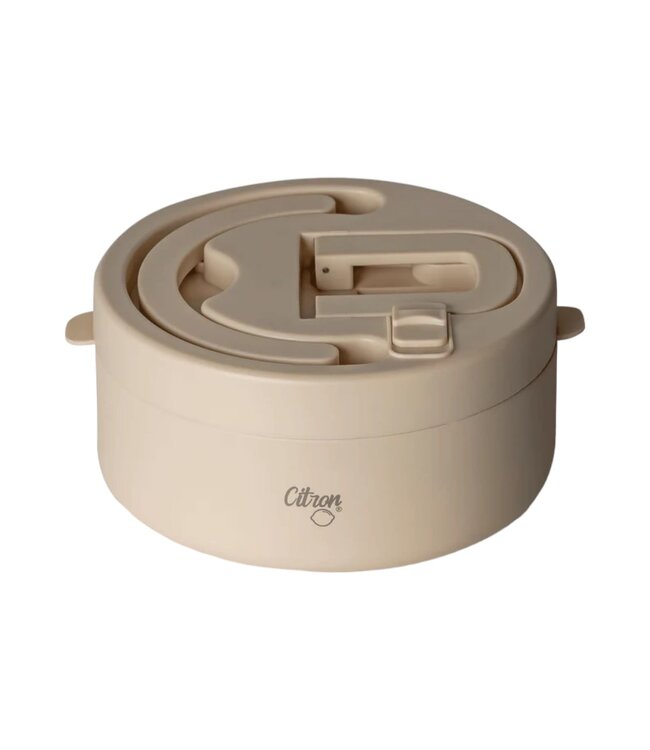 Citron Citron - Large thermal Food Jar Beige - 400ml