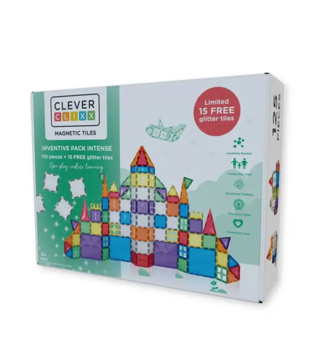 Cleverclixx Cleverclixx - Inventive Pack Intense | 110 Stuks + 15 GRATIS TEGELS