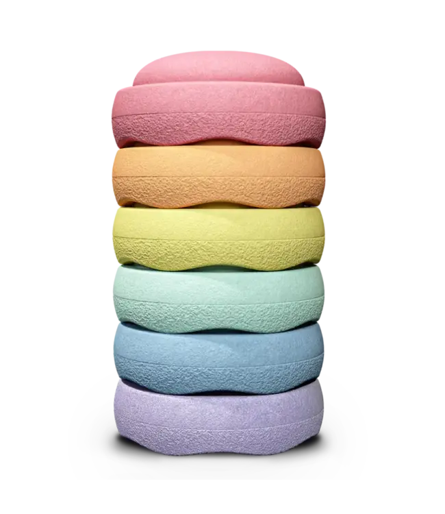 Stapelstein - Super Confetti Rainbow set Pastel