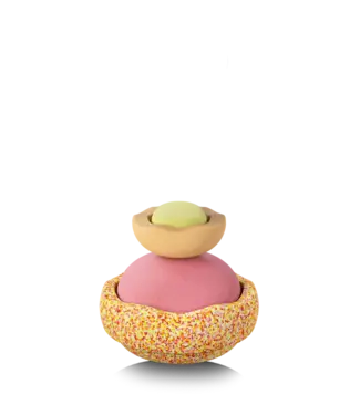 Stapelstein Stapelstein - Inside set 4 Pastel warm