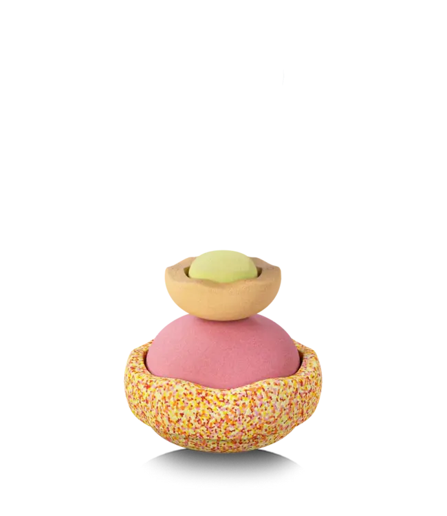 Stapelstein - Inside set 4 Pastel warm