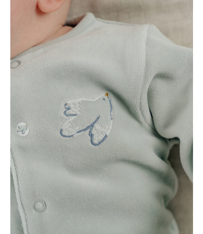 Noukies - Set van 2 Pyjamas Fluweel Lovely bird