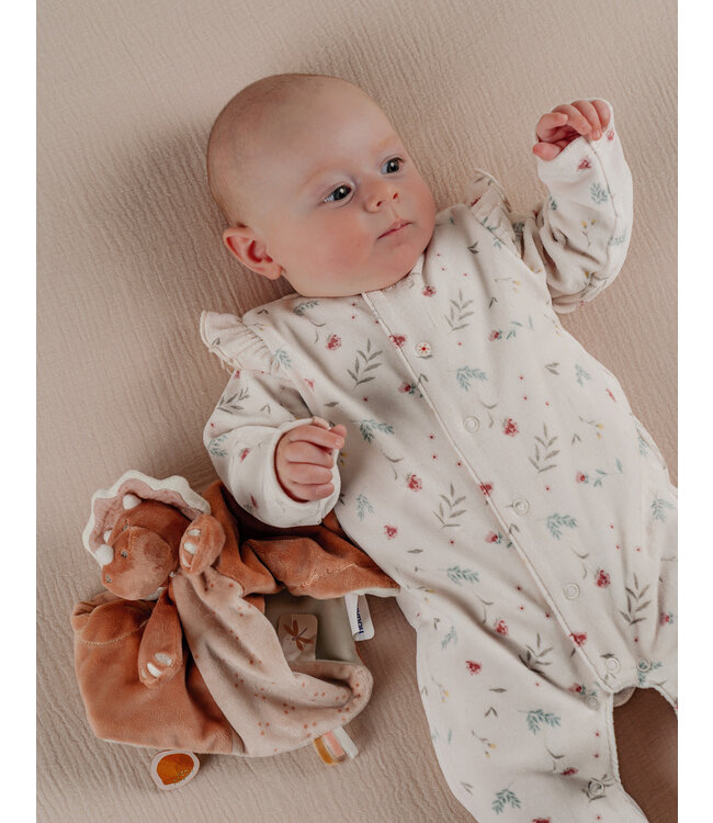 Noukies - Pyjama velours AOP Romantic flowers