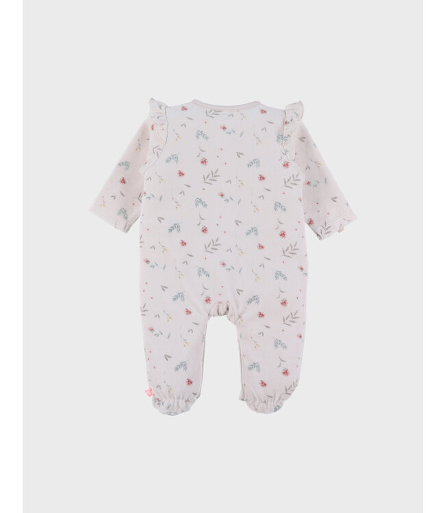 Noukies - Pyjama velours AOP Romantic flowers