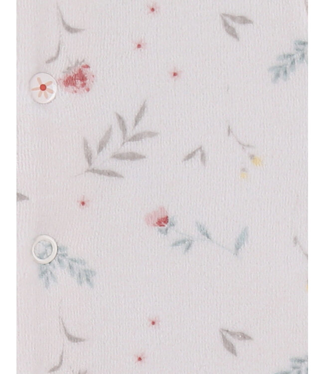 Noukies - Pyjama velours AOP Romantic flowers