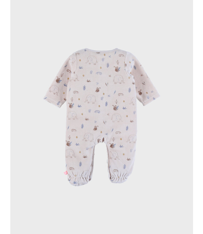 Noukies - Pyjama velours AOP Jungle