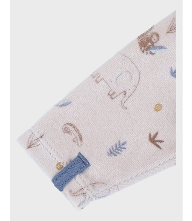 Noukies - Pyjama velours AOP Jungle