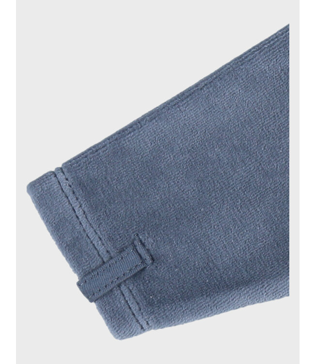 Noukies - Pyjama Fluweel blue jungle