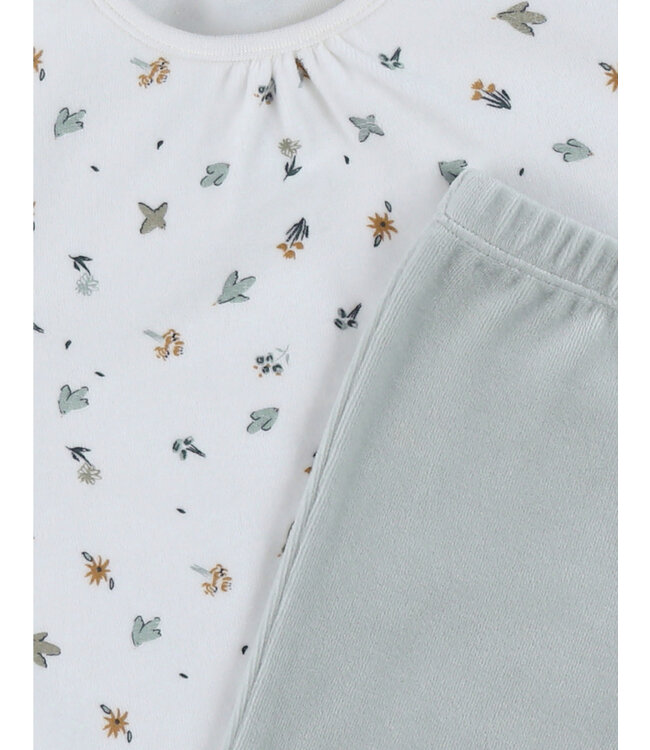 Noukies - Pyjama 2-delige set AOP lovely bird