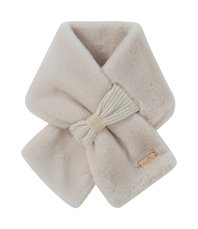 Natini - Scarf Fur Bow Cream