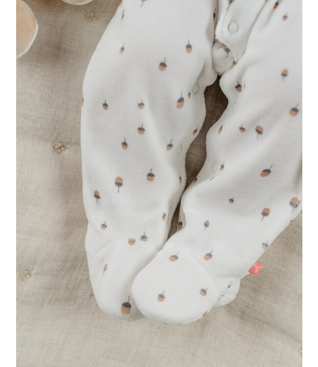 Noukies - Set van 2 Pyjamas Fluweel Fancy Fox