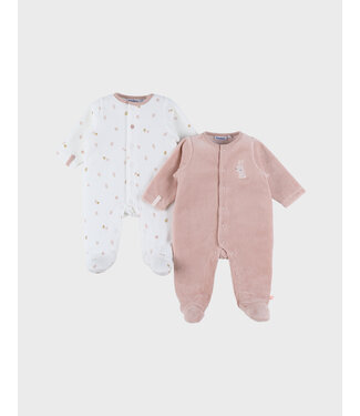 Noukies Noukies - Set van 2 Pyjamas Fluweel Autumn Forest