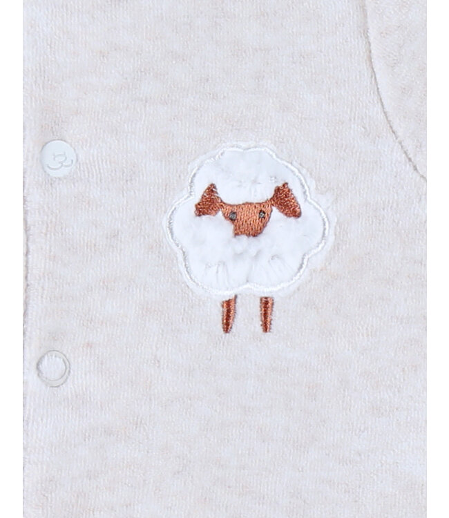Noukies - Set van 2 Pyjamas Fluweel Fluffy Sheep