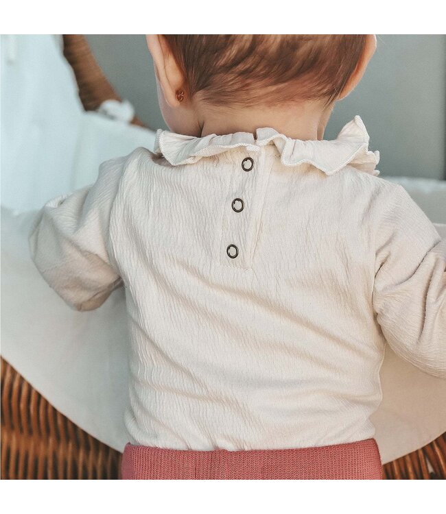 Your wishes -  Wavy Romance Romper Birch